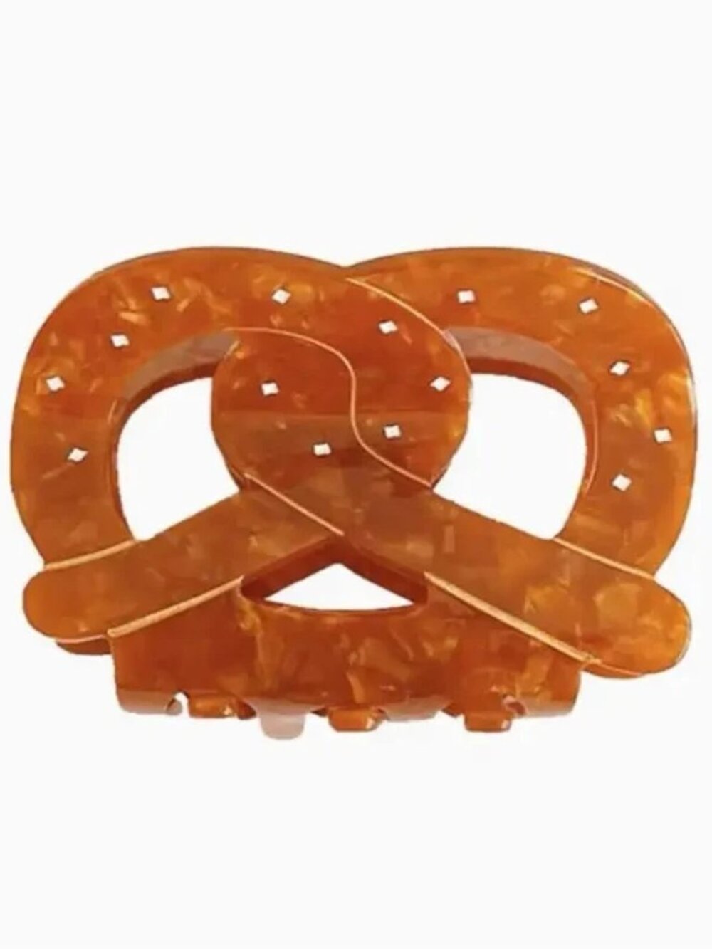pretzel hair claw clip
